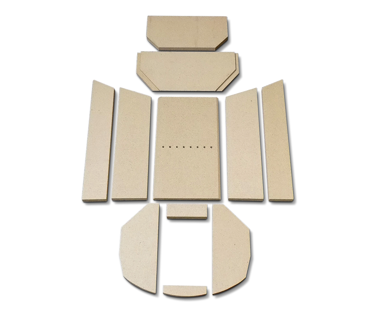 Oranier Polar 8 rivestimento focolare F