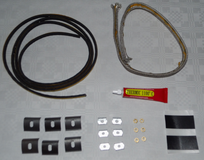 Oranier tipo 4654-6 guarnizione per vetro set A