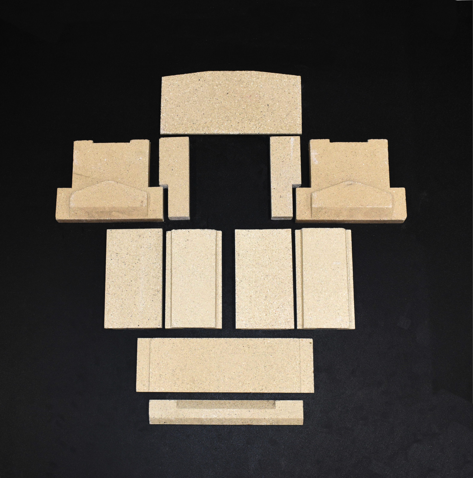 Wamsler WO 109-6 A rivestimento focolare set