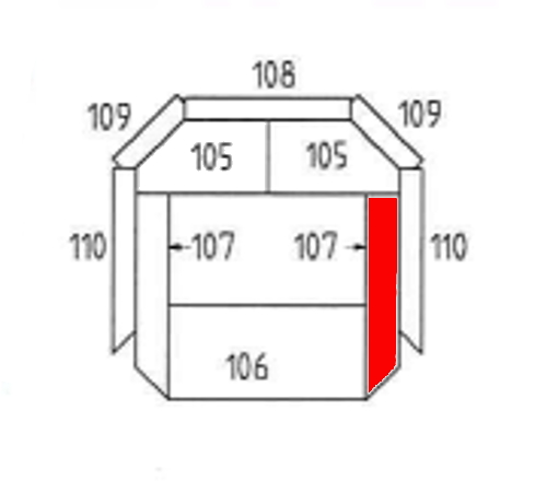 Haas-Sohn Bornholm 164.17 pietra per fondo a destra B