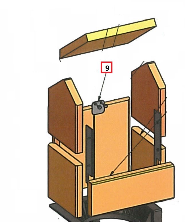 Koppe K 75 supporto pietra posteriore