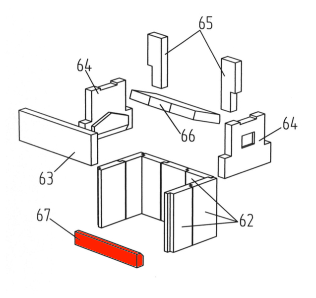 Wamsler KS 109-6 A/A pietra anteriore in basso
