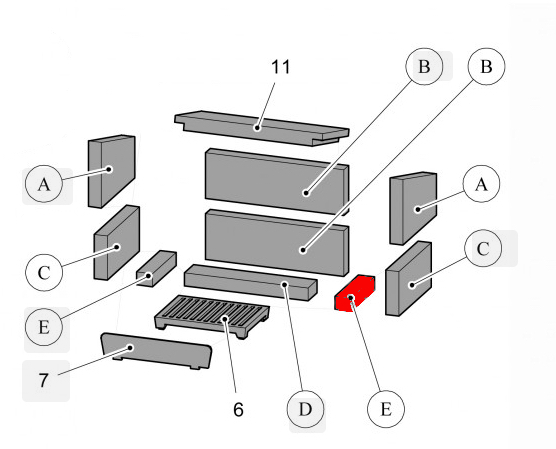 Haas-Sohn Java II 204.14 pietra per fondo a destra