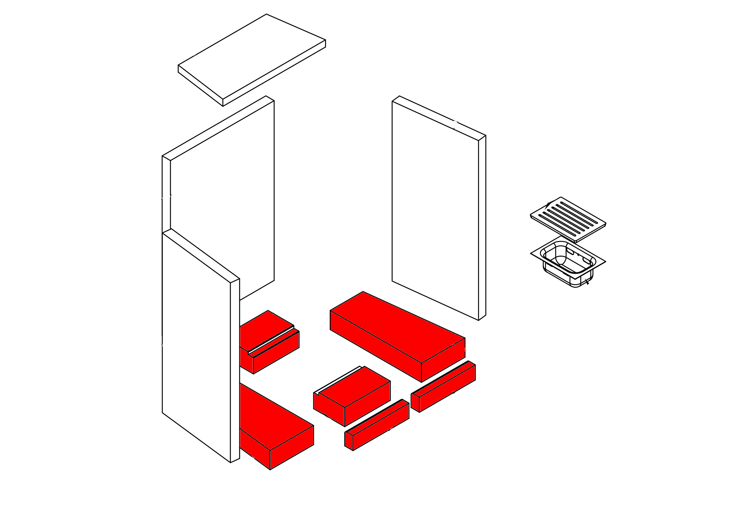 Spartherm Arte B pietra per fondo set B