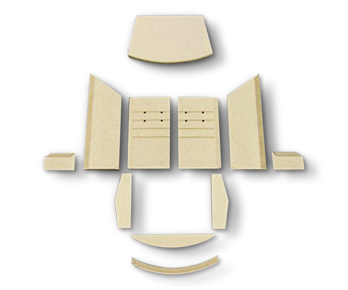 Lotus Prio 6 rivestimento focolare A