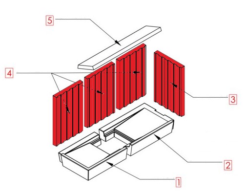 Spartherm Varia 2L-100h pietra laterale set A