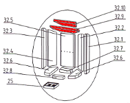 Oranier Polar 4 deflettore di tiraggio set B