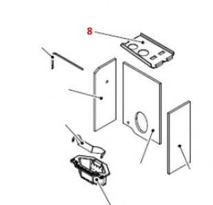 Haas-Sohn Pelletto II 419.08 pannello comandi
