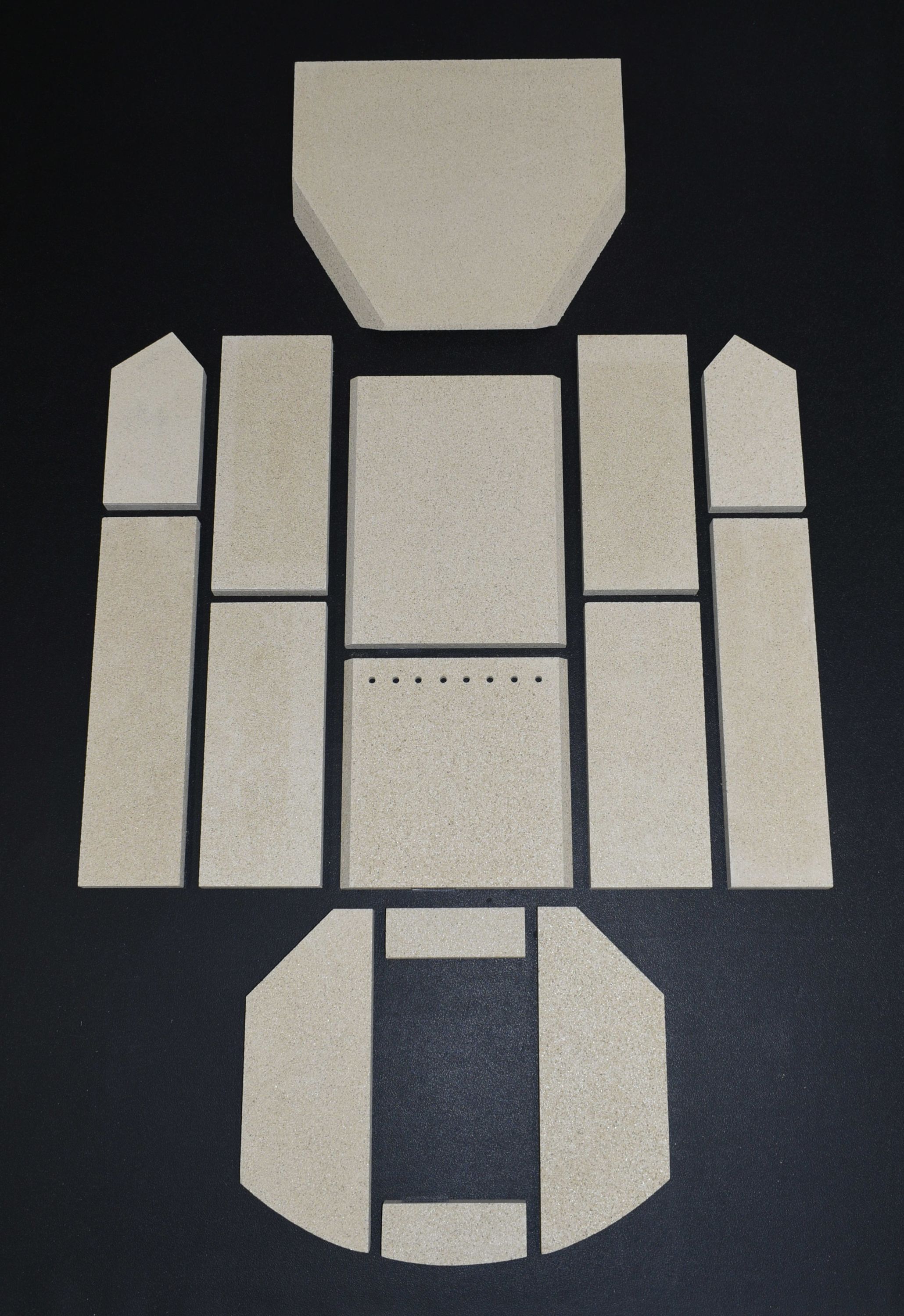 Oranier Arktis 8 rivestimento focolare C
