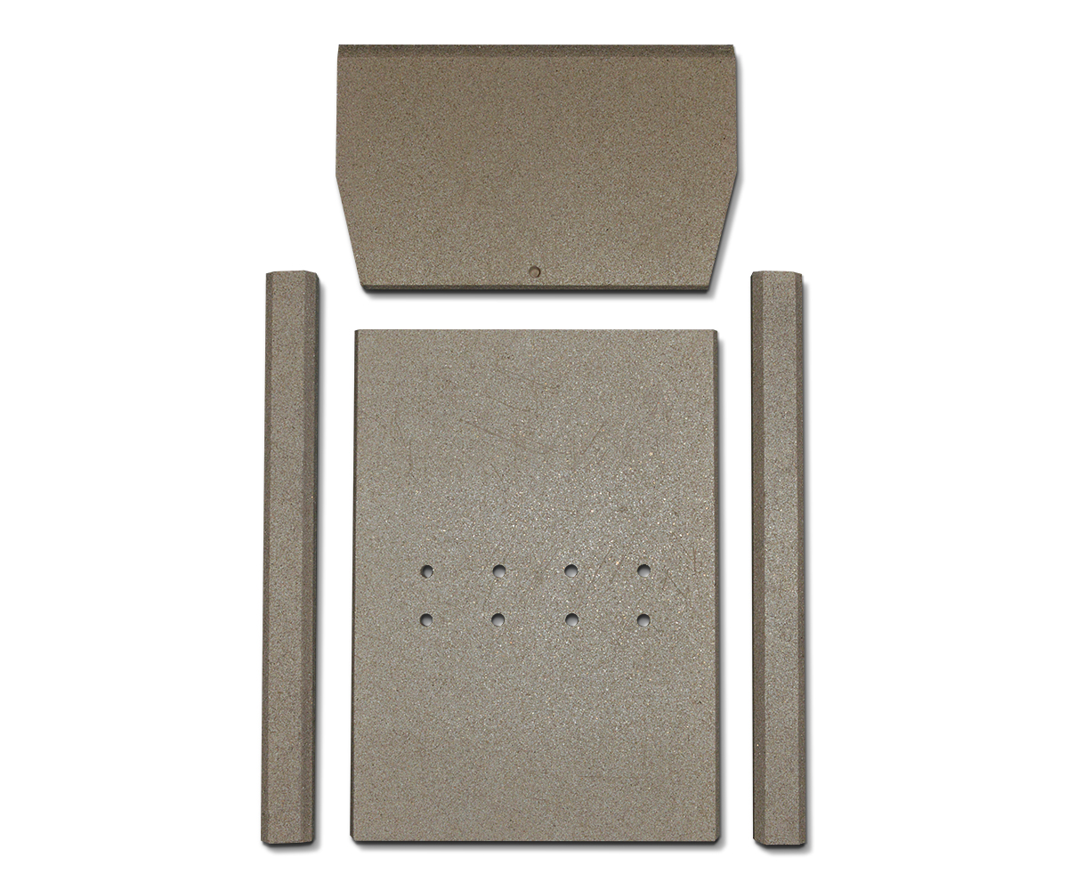 Panadero Zinc rivestimento focolare