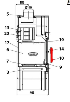 Haas-Sohn Belarius 468.19 impugnatura sportello