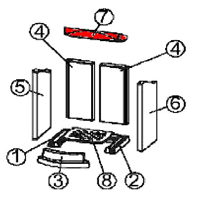 Austroflamm Tower 2.0 deflettore di tiraggio