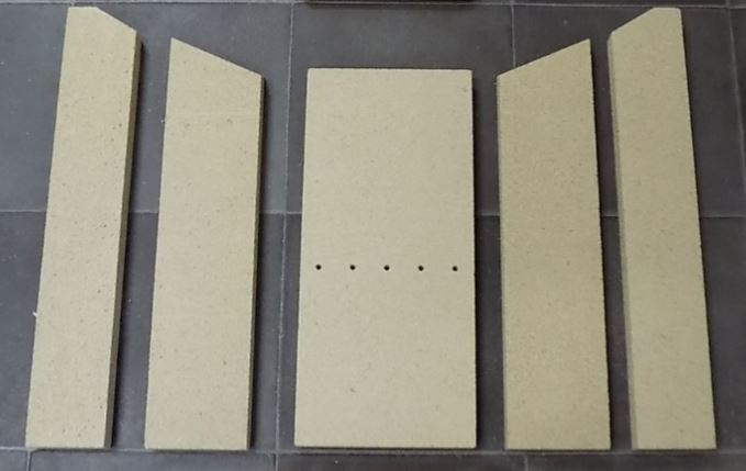 Justus Island 5 pietra laterale set A
