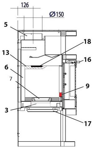 Haas-Sohn Fuego 287.12 ferma legna