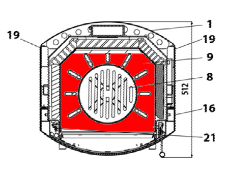 Haas-Sohn RHO 233.17 supporto griglia
