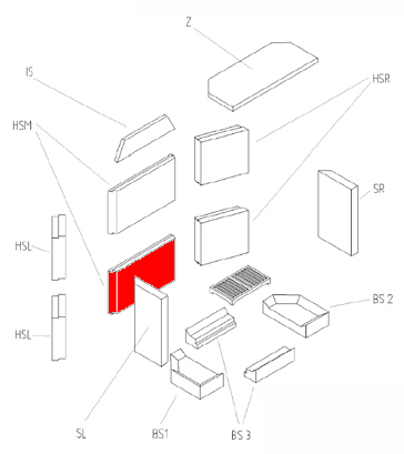 Haas-Sohn Komfort II 180.18 pietra posteriore in basso