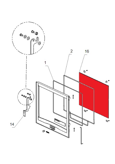 La Nordica Focolare 70 Piano vetro C