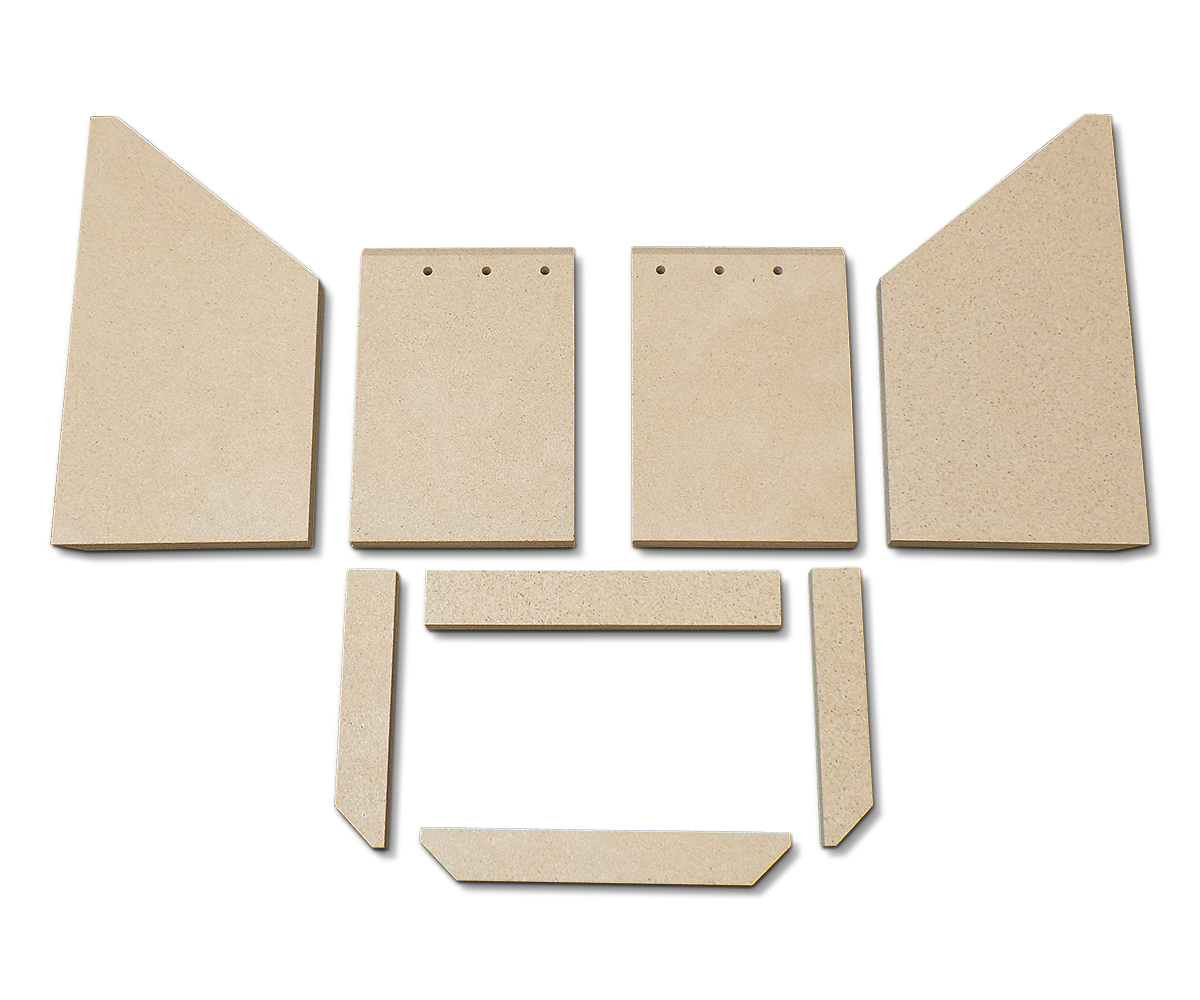 Techfire Andromeda rivestimento focolare B