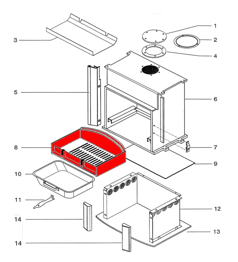 Supra HF 2920 supporto griglia