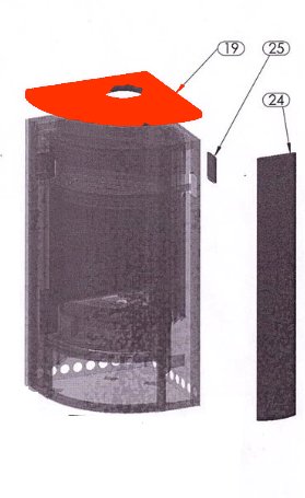 Oranier Polar 6 angolo IV piastra di copertura