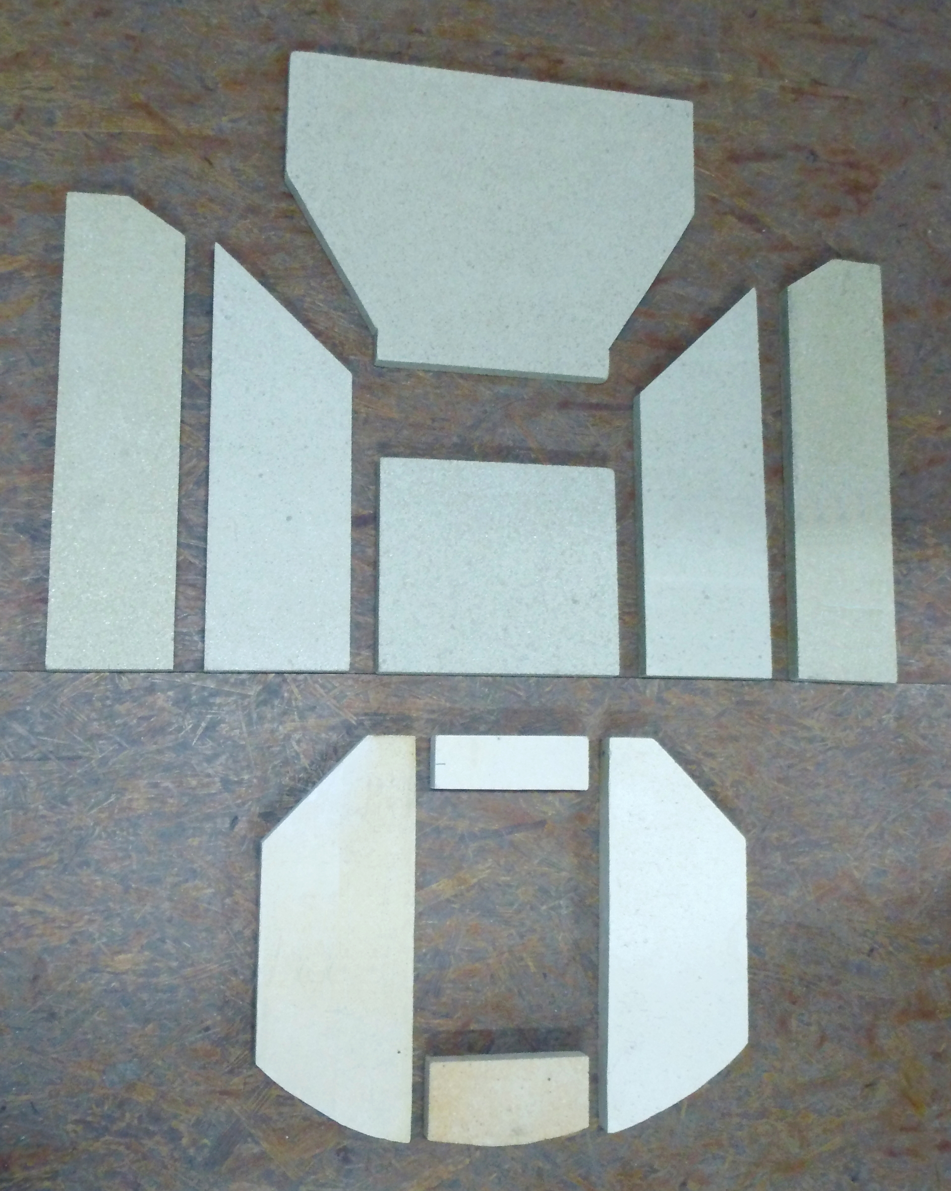 Oranier Arktis 8 rivestimento focolare A