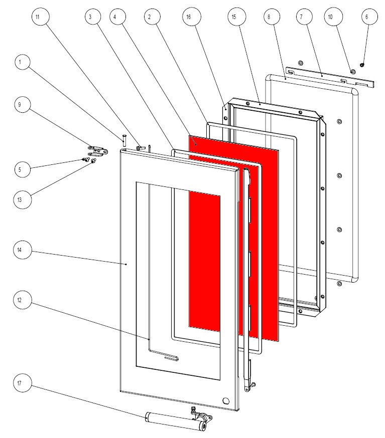Austroflamm Glass vetro centrale
