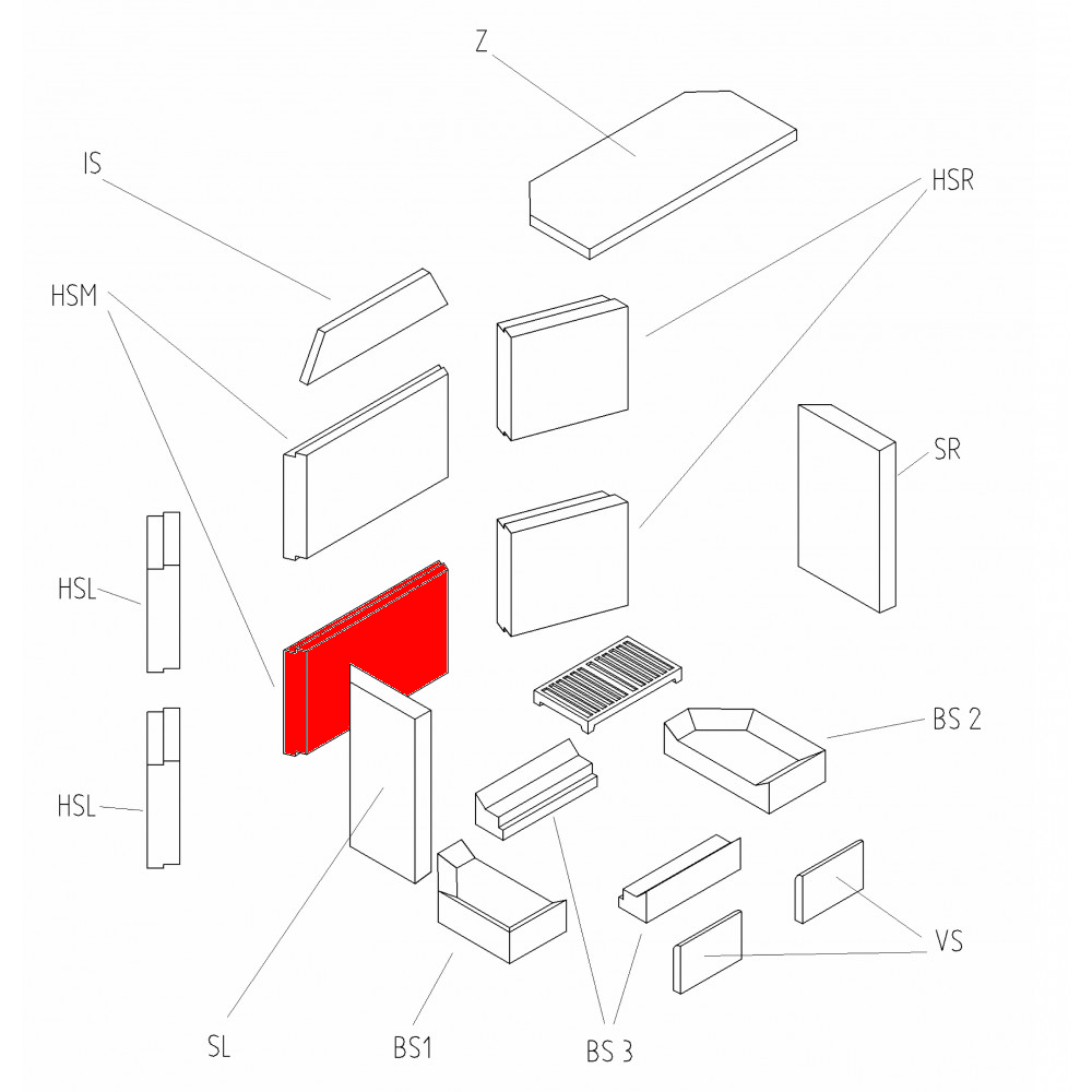 Haas-Sohn Komfort 180.18 pietra posteriore in basso