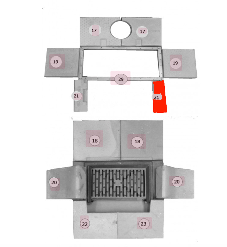 Haas-Sohn Carina 191.12 pietra anteriore a destra