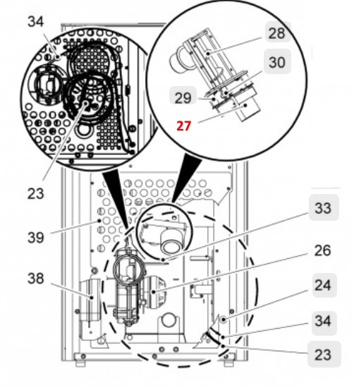 Haas-Sohn HSP 2.17 Premium II motore coclea