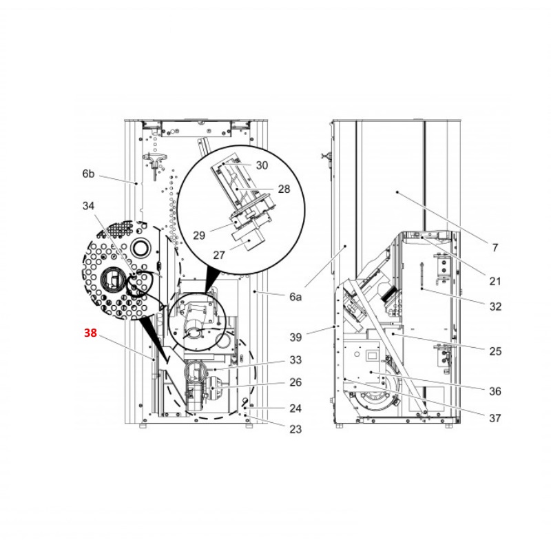 Haas-Sohn Pallazza II 534.08 sensore di temperatura ambiente