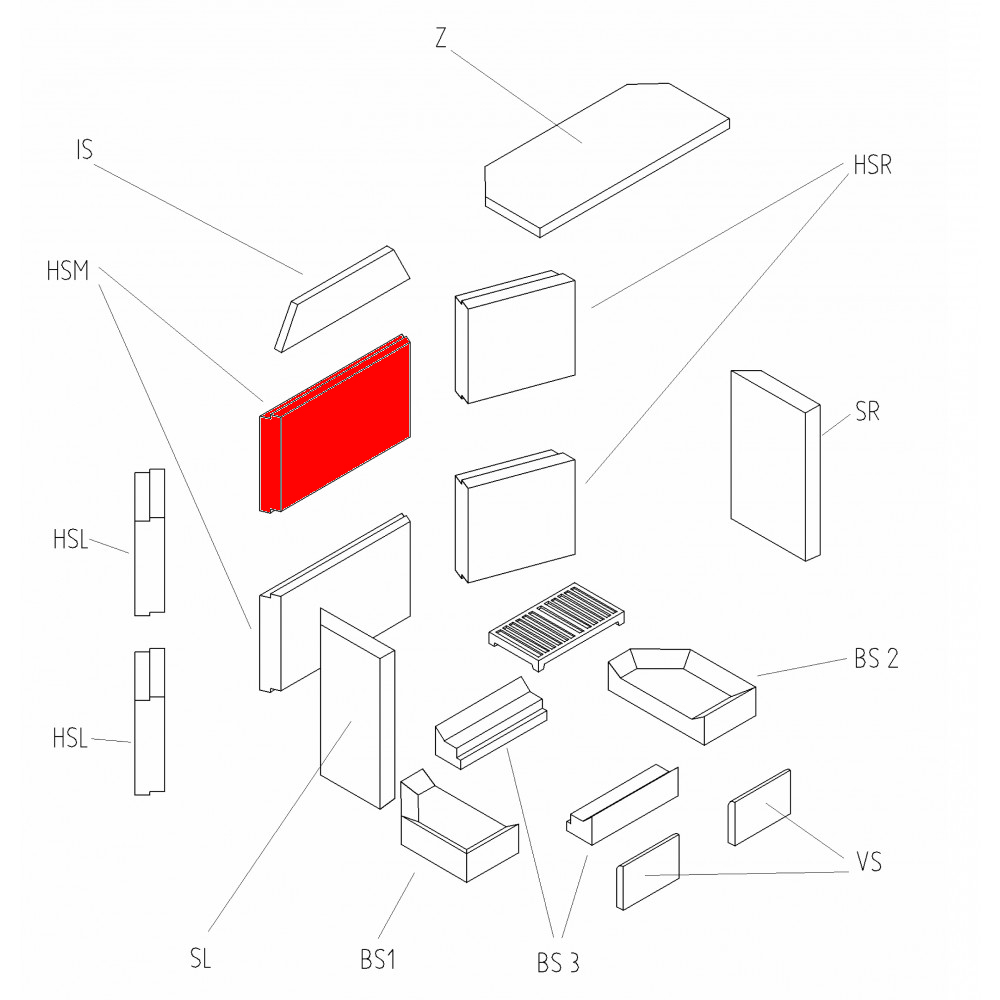 Haas-Sohn Genua pietra posteriore in alto