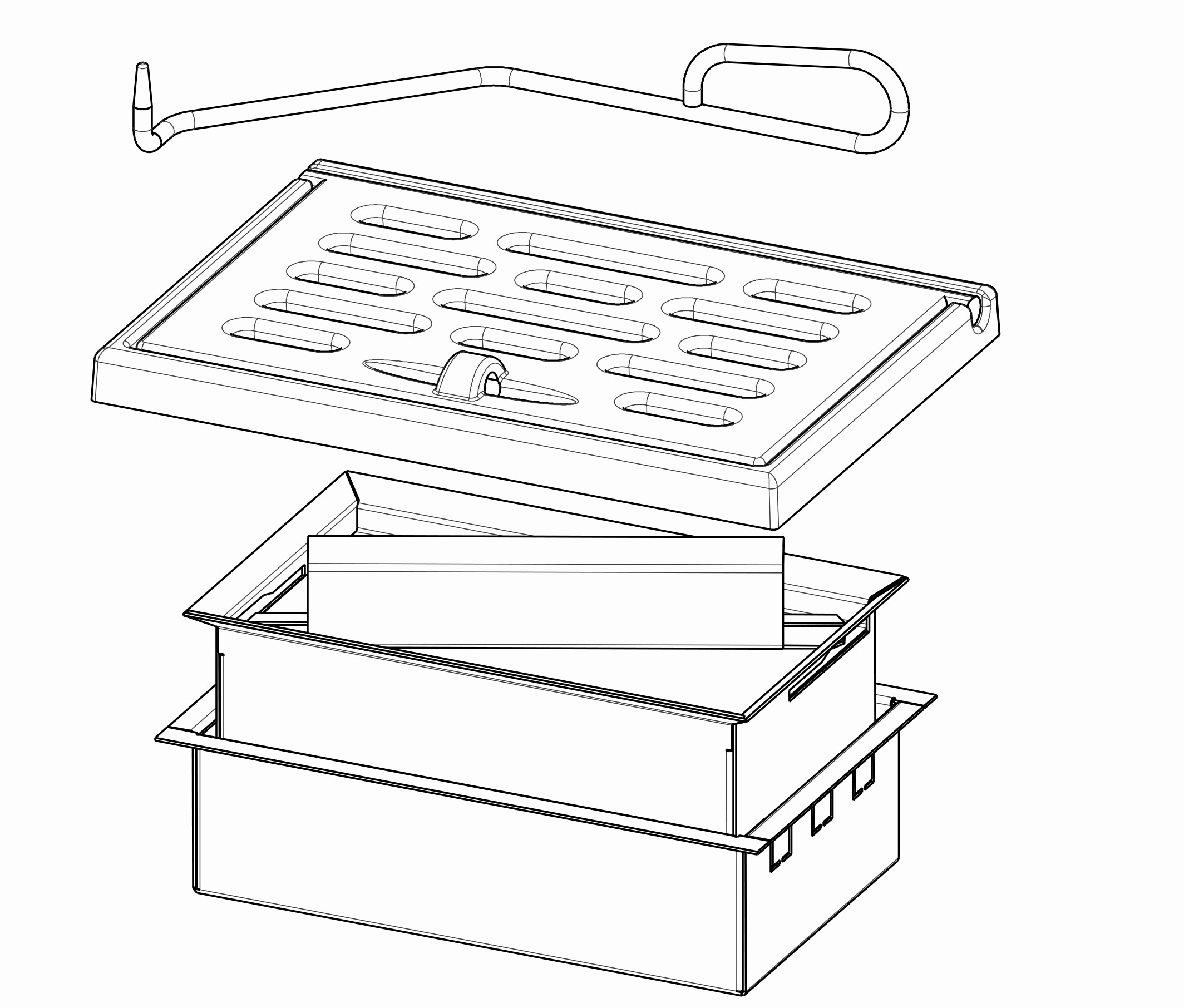Romotop Heat U3GL griglia per cenere set