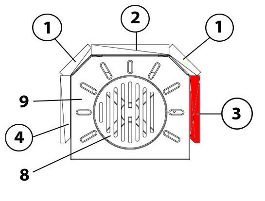 Haas-Sohn I 2060 pietra laterale a destra anteriore