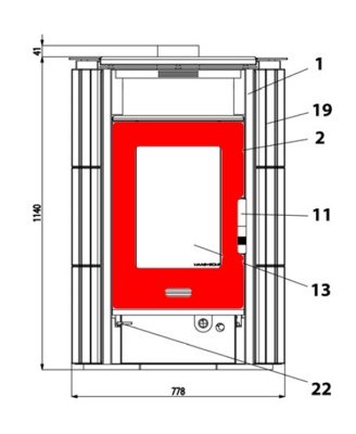 Haas-Sohn Breisgau 172.17 sportello focolare