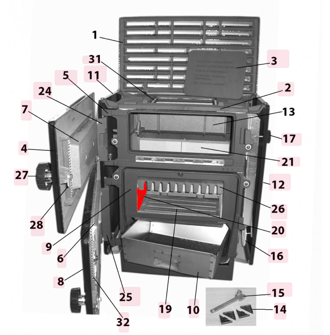 Haas-Sohn Velten 136.12 pietra laterale