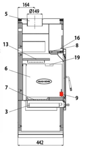 Haas-Sohn Vestre 268.17 ferma legna