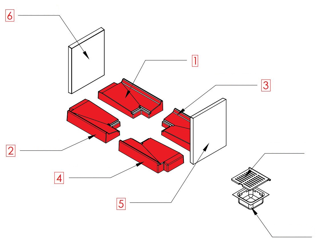 Spartherm Varia B-FDh pietra per fondo set B