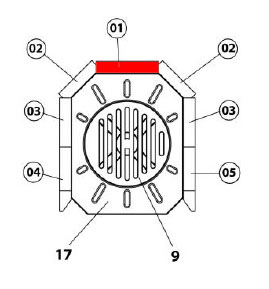 Haas-Sohn Husum 206.15 pietra posteriore