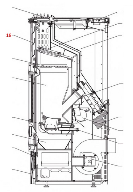 Haas-Sohn Aqua-Pellet 620.12 motore coclea
