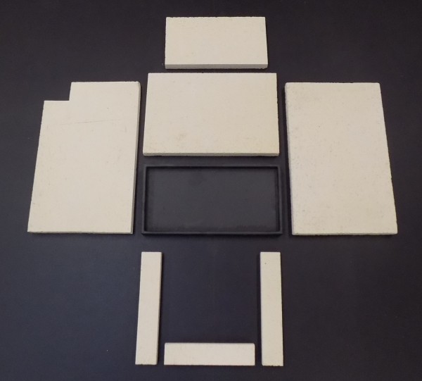 Drooff Malgrade angolo rivestimento focolare set