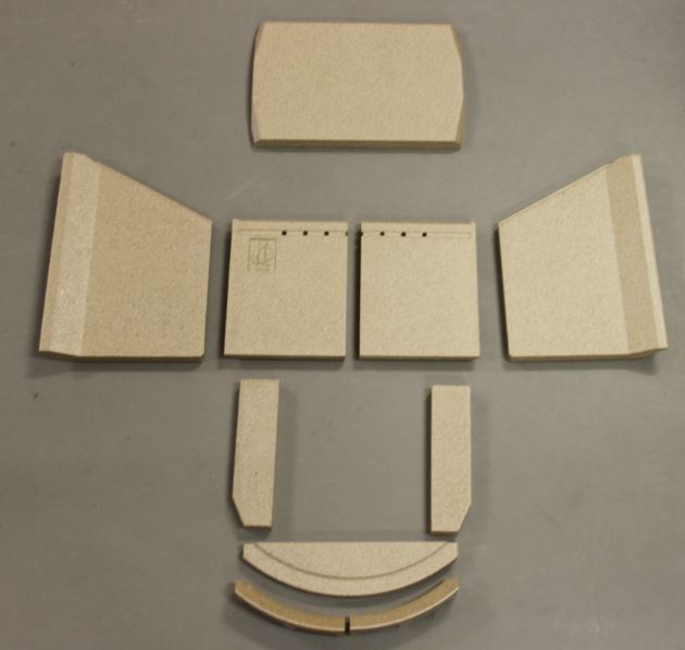 Lotus 5190 L rivestimento focolare