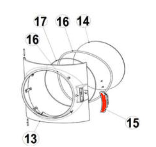 Austroflamm Clou compact Cook impugnatura sportello