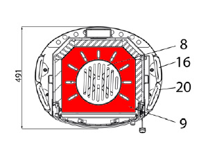 Haas-Sohn Nyland 248.17 supporto griglia