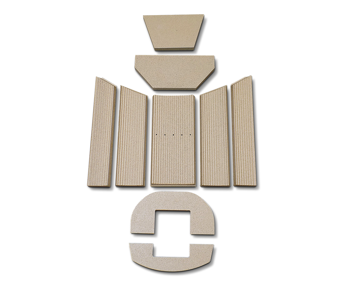 Oranier Polar 4 rivestimento focolare C