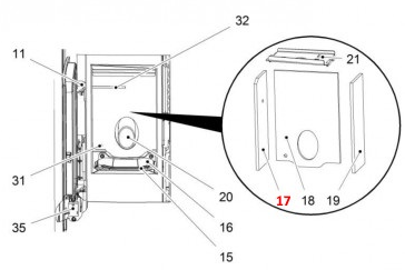 Haas-Sohn Pelletto II 434.08 pietra laterale a sinistra
