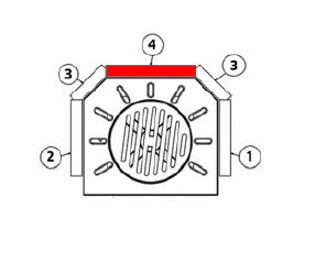 Haas-Sohn Leon 234.17 pietra posteriore