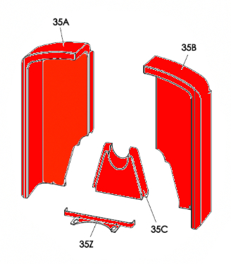 Olsberg Levana pietra posteriore set B