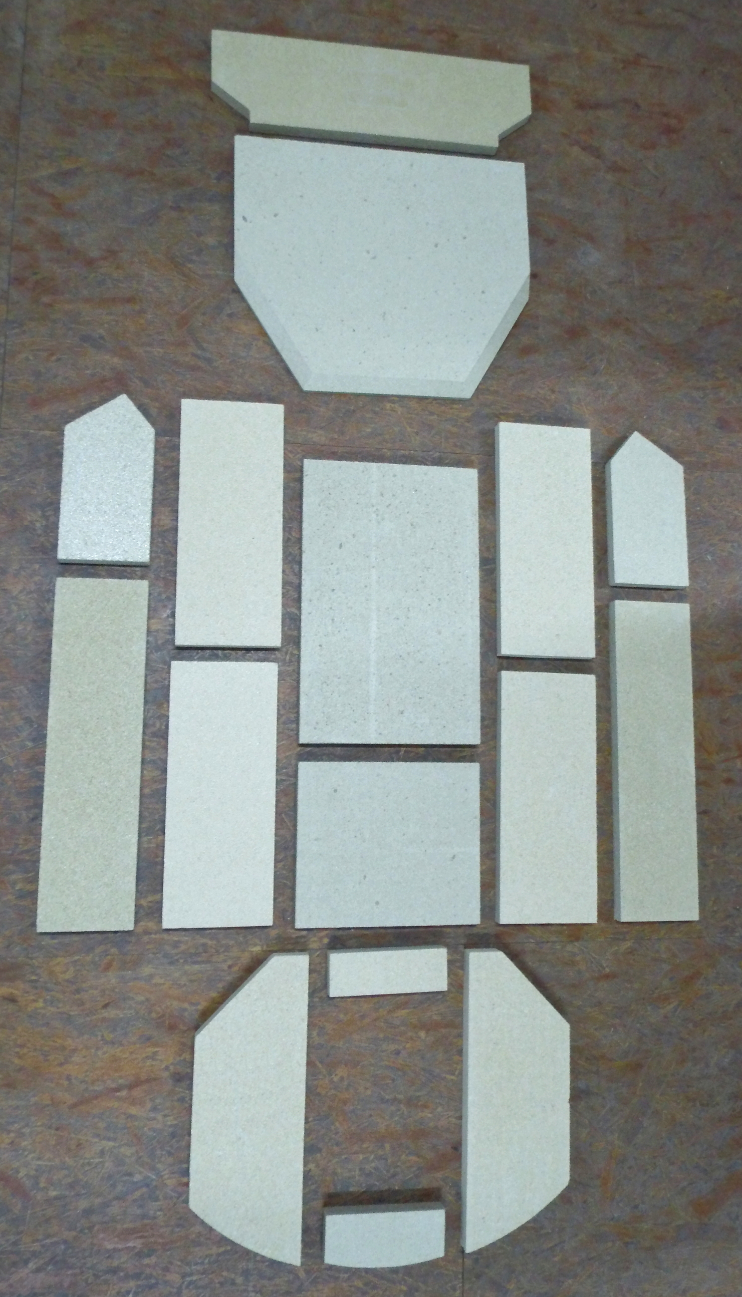 Oranier Polar 8 rivestimento focolare B