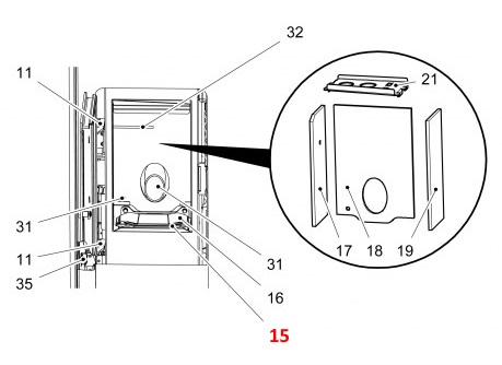 Haas-Sohn Pallazza II 519.08 braciere