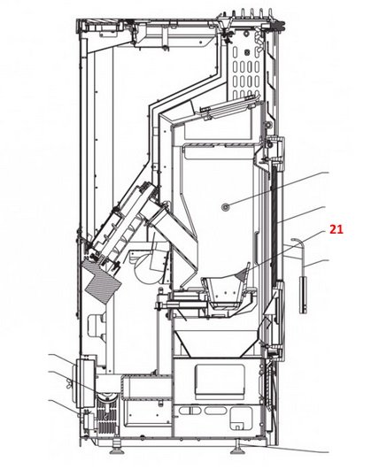 Haas-Sohn Aqua-Pellet 620.09 divisorio braciere